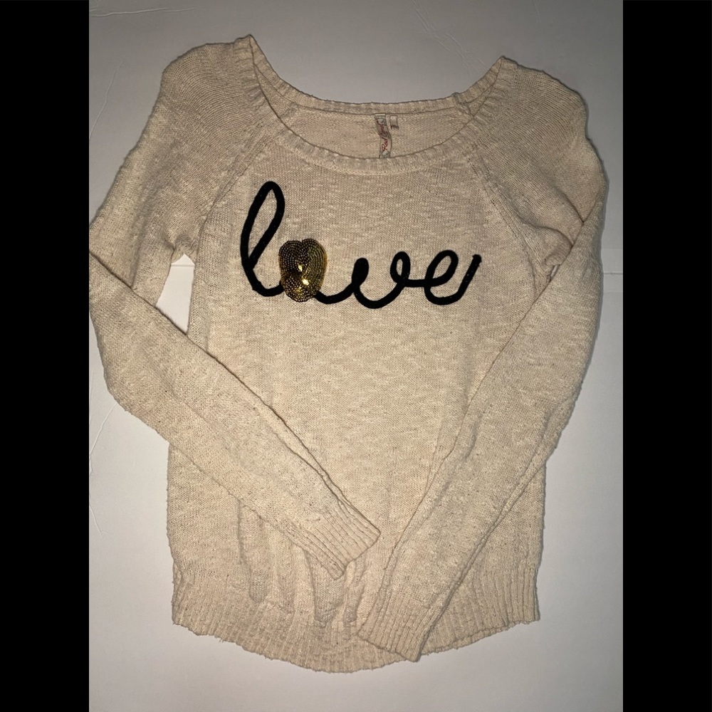 Red Camel Love Sweater